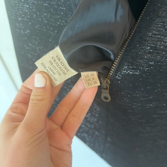 Orla kiely black mini dress with sparkles. Structured and v high quality - Picture 2 of 3